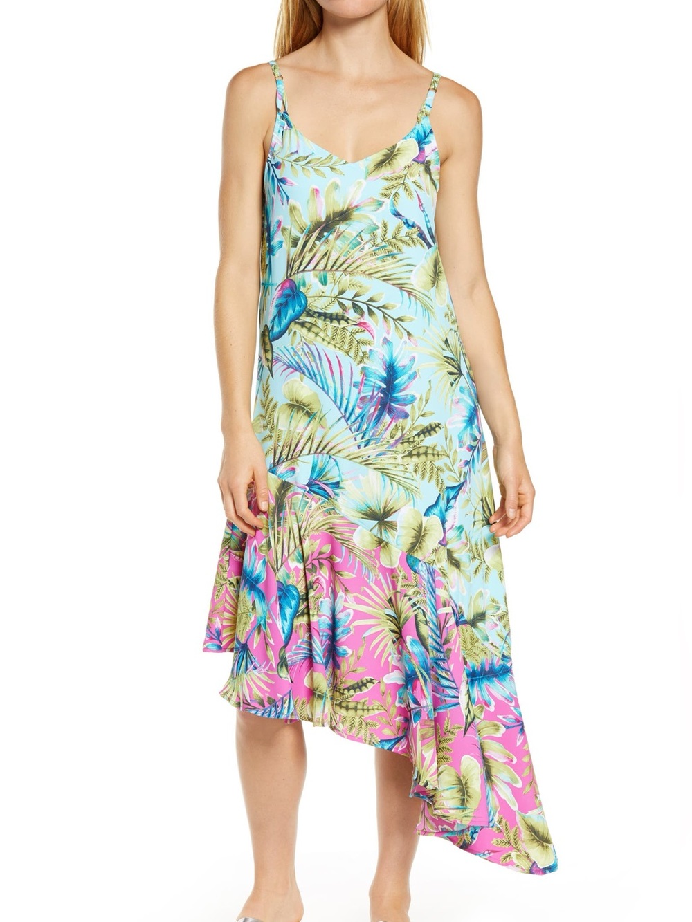 Tommy Bahama Dress Small Cover Up Vibrant Tropical Asymmetrical Sunkissed
Travel
